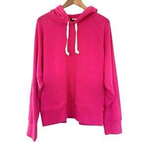 NWT J. Crew Pullover Hoodie in Cloud Fleece